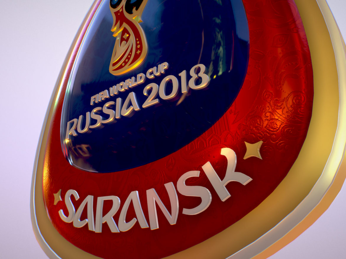 saransk host city world cup russia 2018 symbol 3d model max  fbx cob jpeg jpg ma mb obj 271843