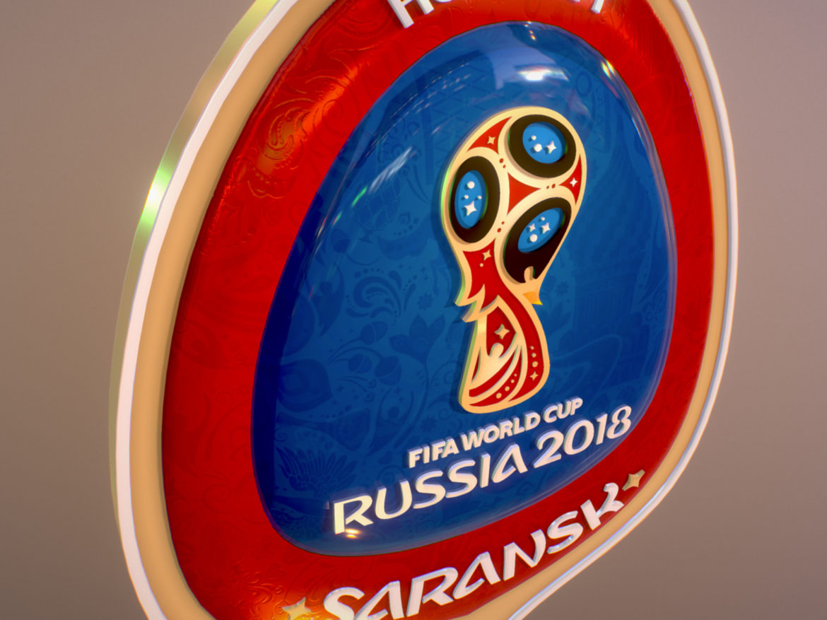 saransk host city world cup russia 2018 symbol 3d model max  fbx cob jpeg jpg ma mb obj 271845