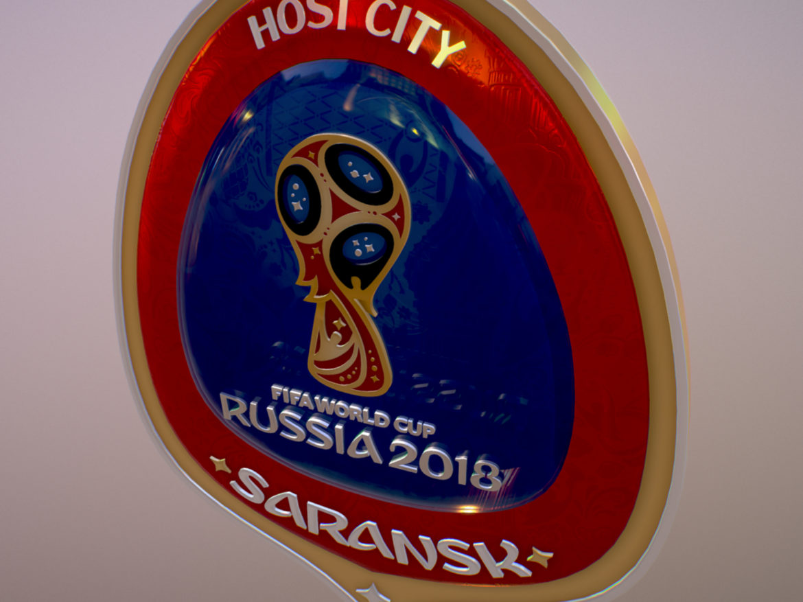 saransk host city world cup russia 2018 symbol 3d model max  fbx cob jpeg jpg ma mb obj 271846