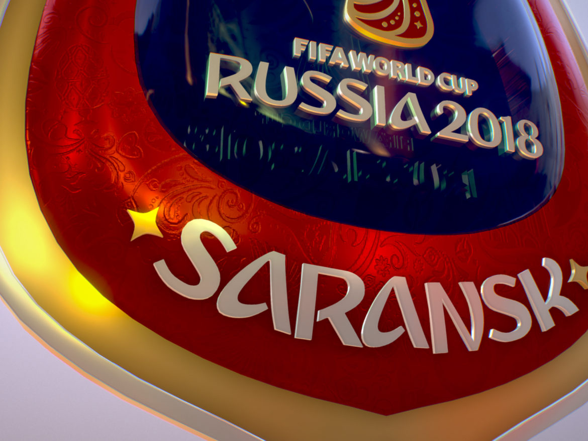 saransk host city world cup russia 2018 symbol 3d model max  fbx cob jpeg jpg ma mb obj 271849