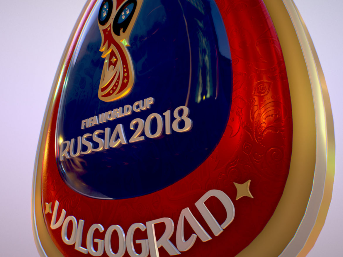 volgograd host city world cup russia 2018 symbol 3d model max  fbx jpeg jpg ma mb obj 271864