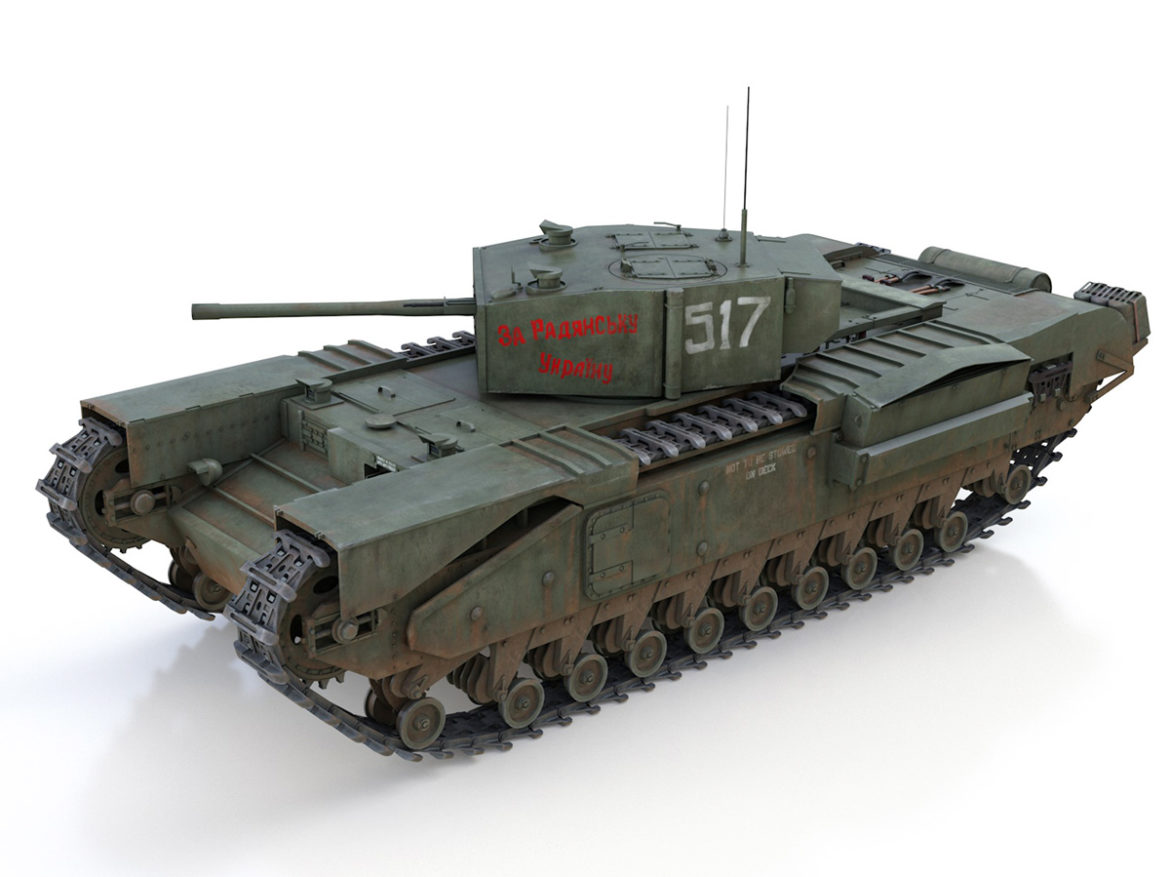churchill mk iii – 517 – soviet army 3d model 3ds fbx c4d lwo obj 272976