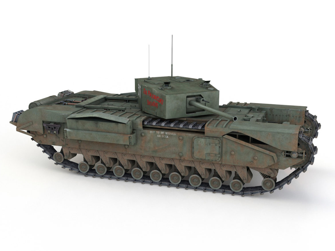 churchill mk iii – 517 – soviet army 3d model 3ds fbx c4d lwo obj 272979