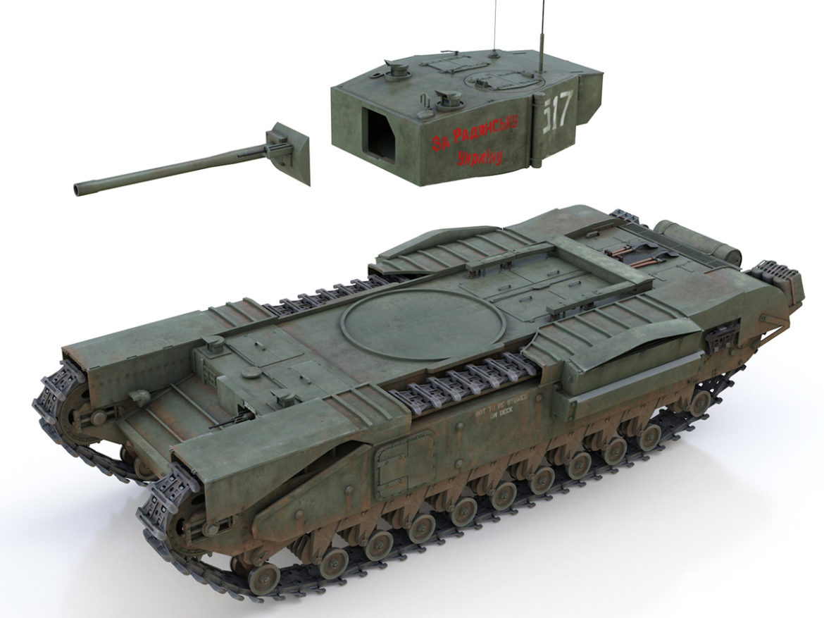 churchill mk iii – 517 – soviet army 3d model 3ds fbx c4d lwo obj 272982