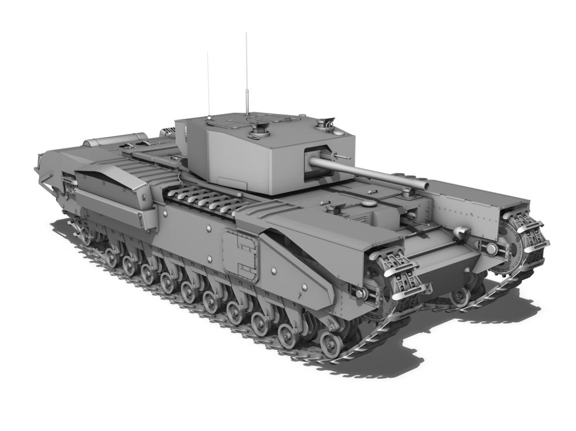 churchill mk iii – 517 – soviet army 3d model 3ds fbx c4d lwo obj 272984
