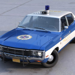 amc matador police 1972 3d model 3ds max fbx c4d obj 273768