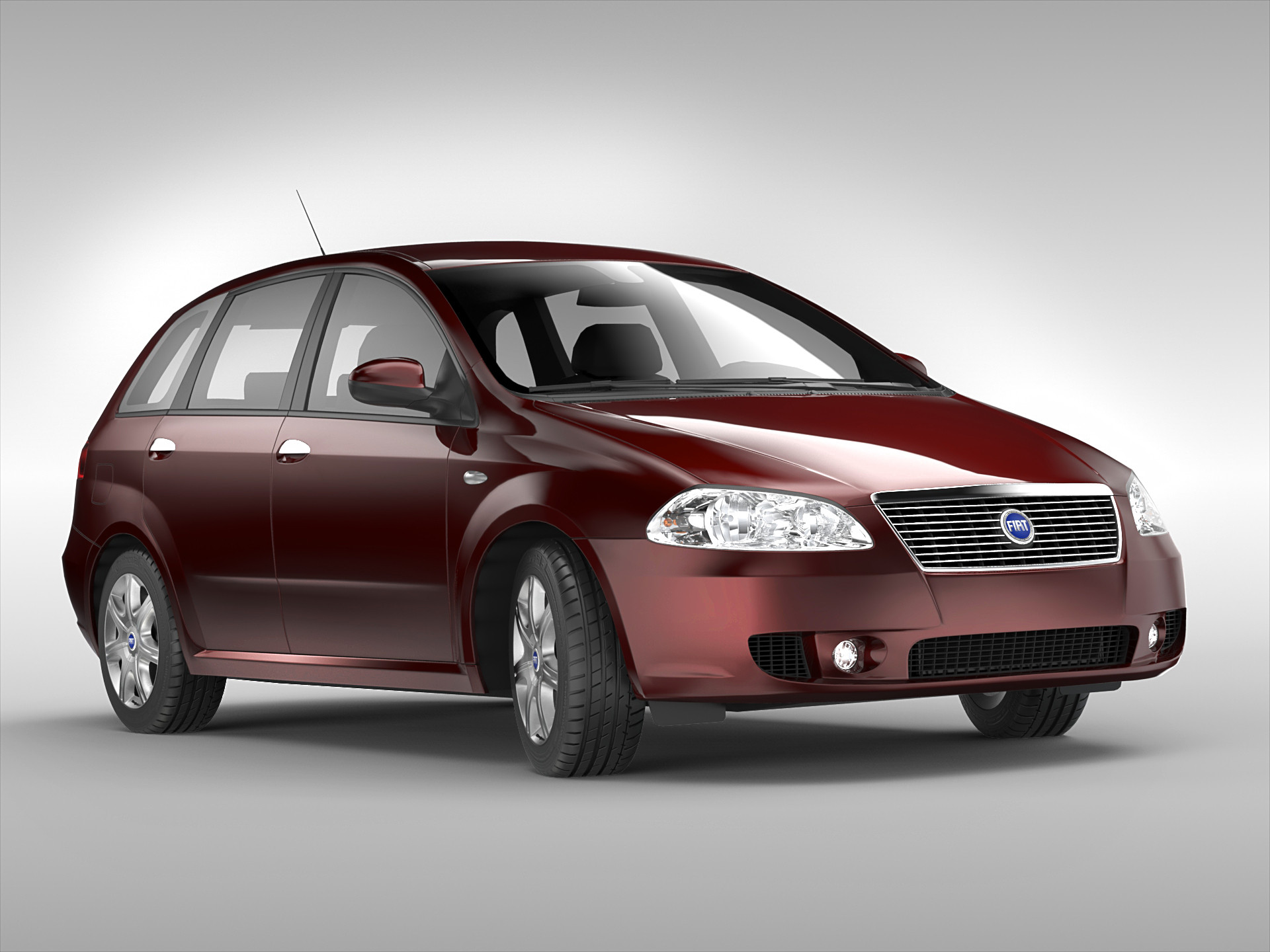 Fiat Croma (2005 - 2007) 3D Model – Buy Fiat Croma (2005 ...