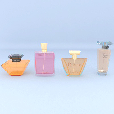 lancome perfume 3d model max 274887