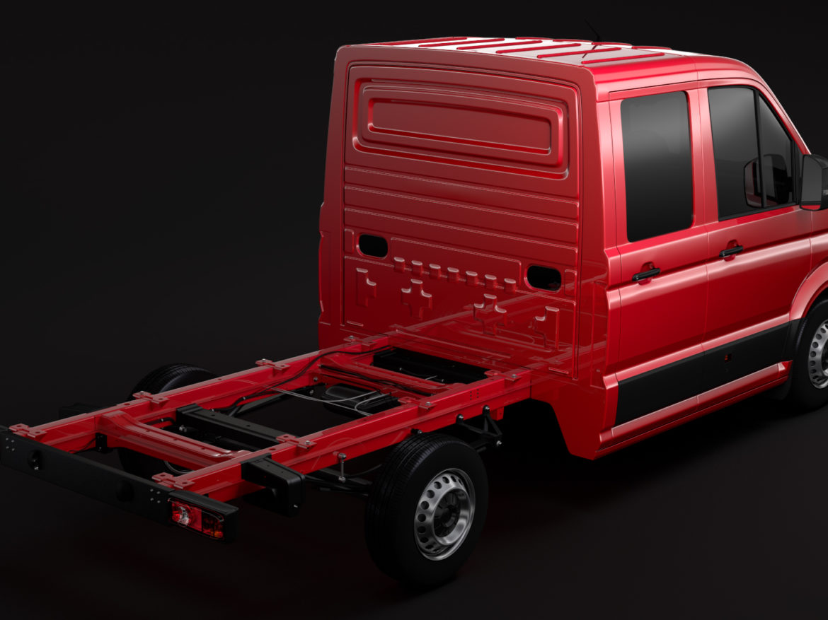 wv crafter chassis double-cab 2017 3d model max fbx c4d lwo ma mb hrc xsi obj 275029