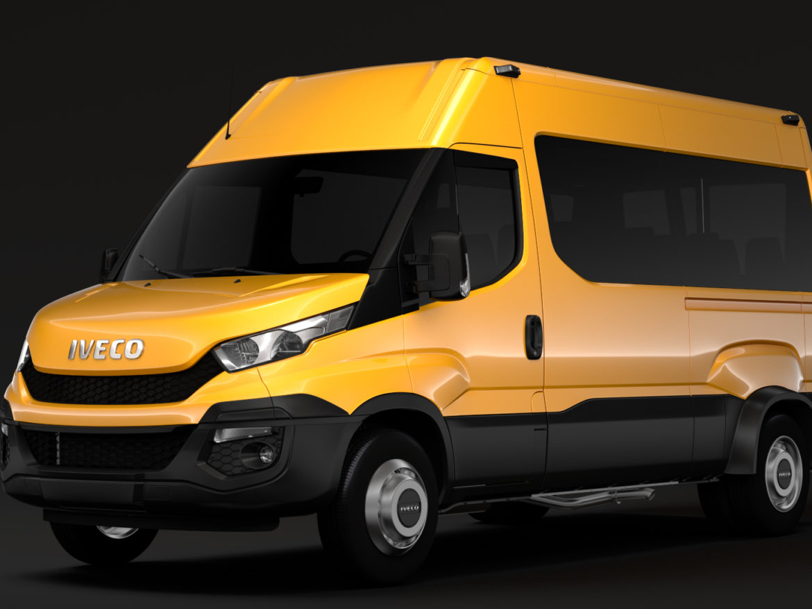 iveco daily minibus l2h2 2014-2016 3d model fbx c4d lwo ma mb hrc xsi obj 275918