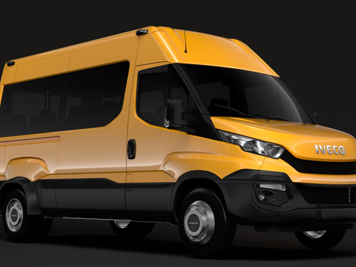 iveco daily minibus l2h2 2014-2016 3d model fbx c4d lwo ma mb hrc xsi obj 275920