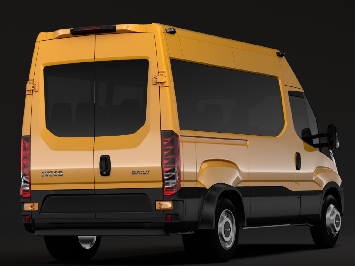 iveco daily minibus l2h2 2014-2016 3d model fbx c4d lwo ma mb hrc xsi obj 275924