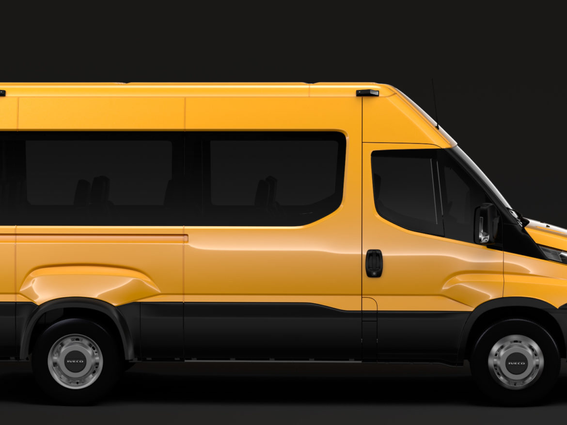 iveco daily minibus l2h2 2014-2016 3d model fbx c4d lwo ma mb hrc xsi obj 275927