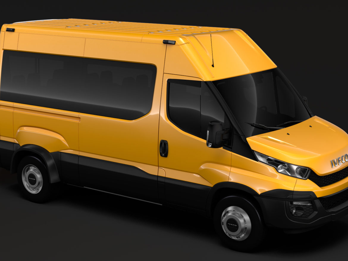iveco daily minibus l2h2 2014-2016 3d model fbx c4d lwo ma mb hrc xsi obj 275928