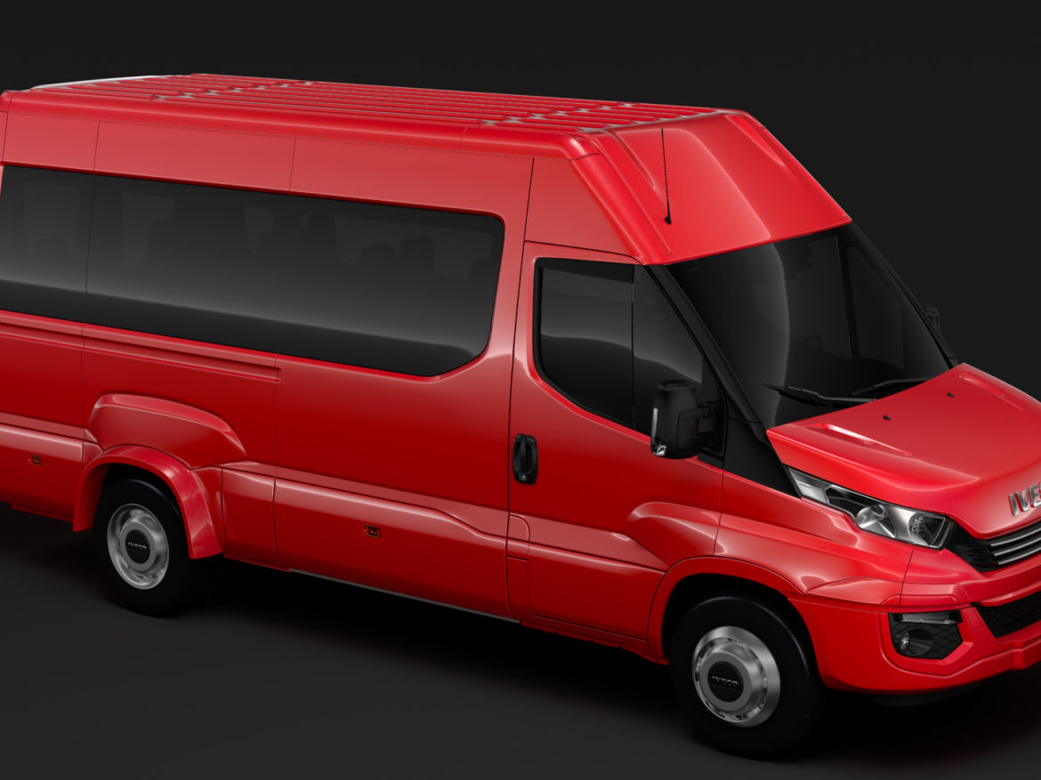 iveco daily minibus l3h2 2017 3d model max fbx c4d lwo ma mb obj 276080