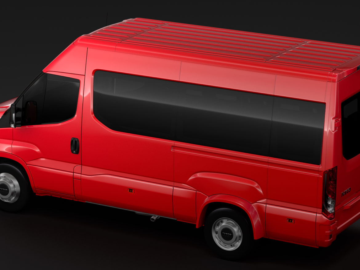 iveco daily minibus l3h2 2017 3d model max fbx c4d lwo ma mb obj 276088