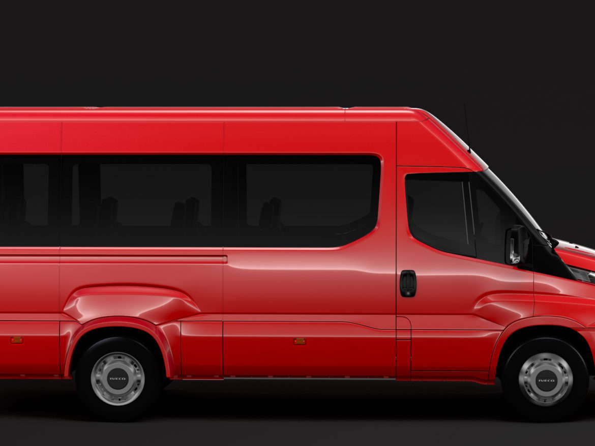 iveco daily minibus l3h2 2017 3d model max fbx c4d lwo ma mb obj 276090