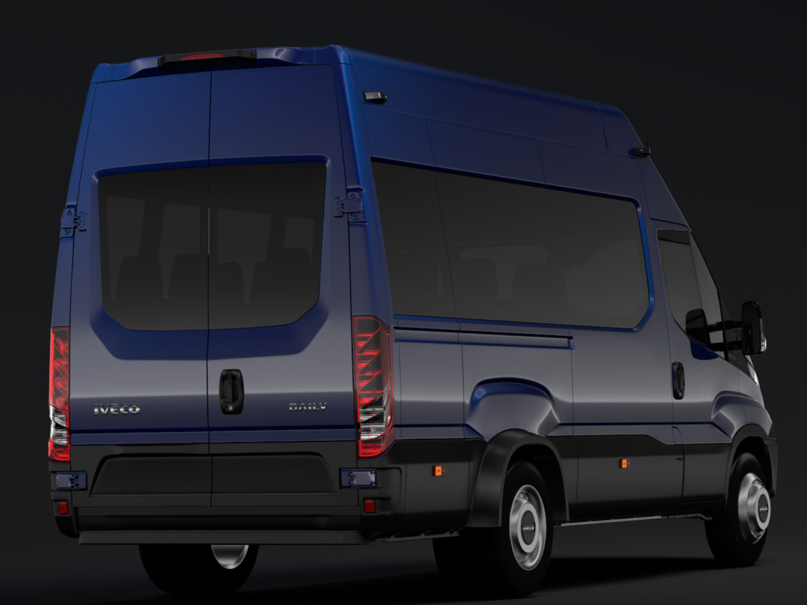 iveco daily minibus l3h3 2014 2016 3d model max fbx c4d lwo ma mb hrc xsi obj 276116