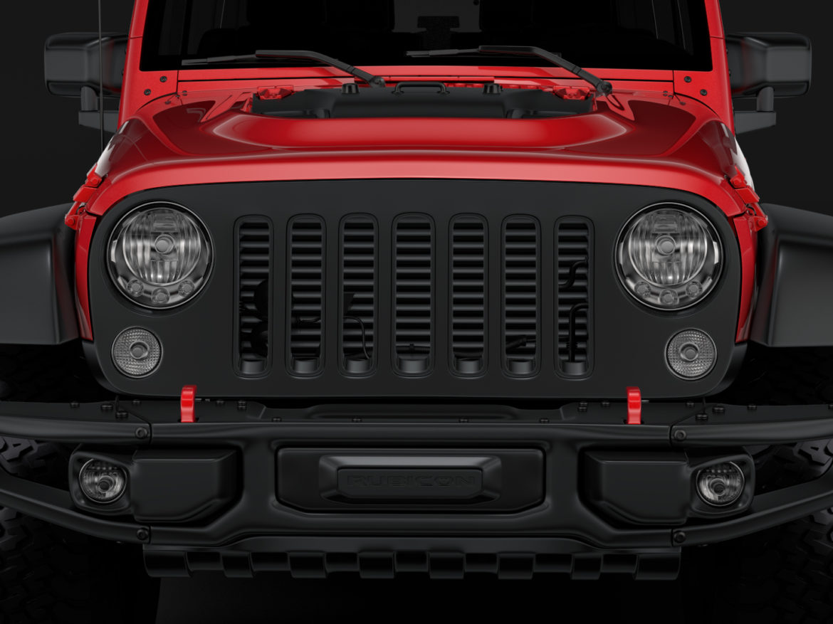 jeep wrangler 6×6 rubicon recon jk 2017 3d model max fbx c4d lwo ma mb hrc xsi obj 276841