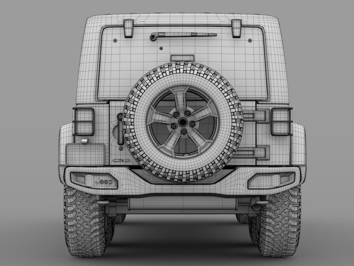 jeep wrangler 6×6 rubicon recon jk 2017 3d model max fbx c4d lwo ma mb hrc xsi obj 276854