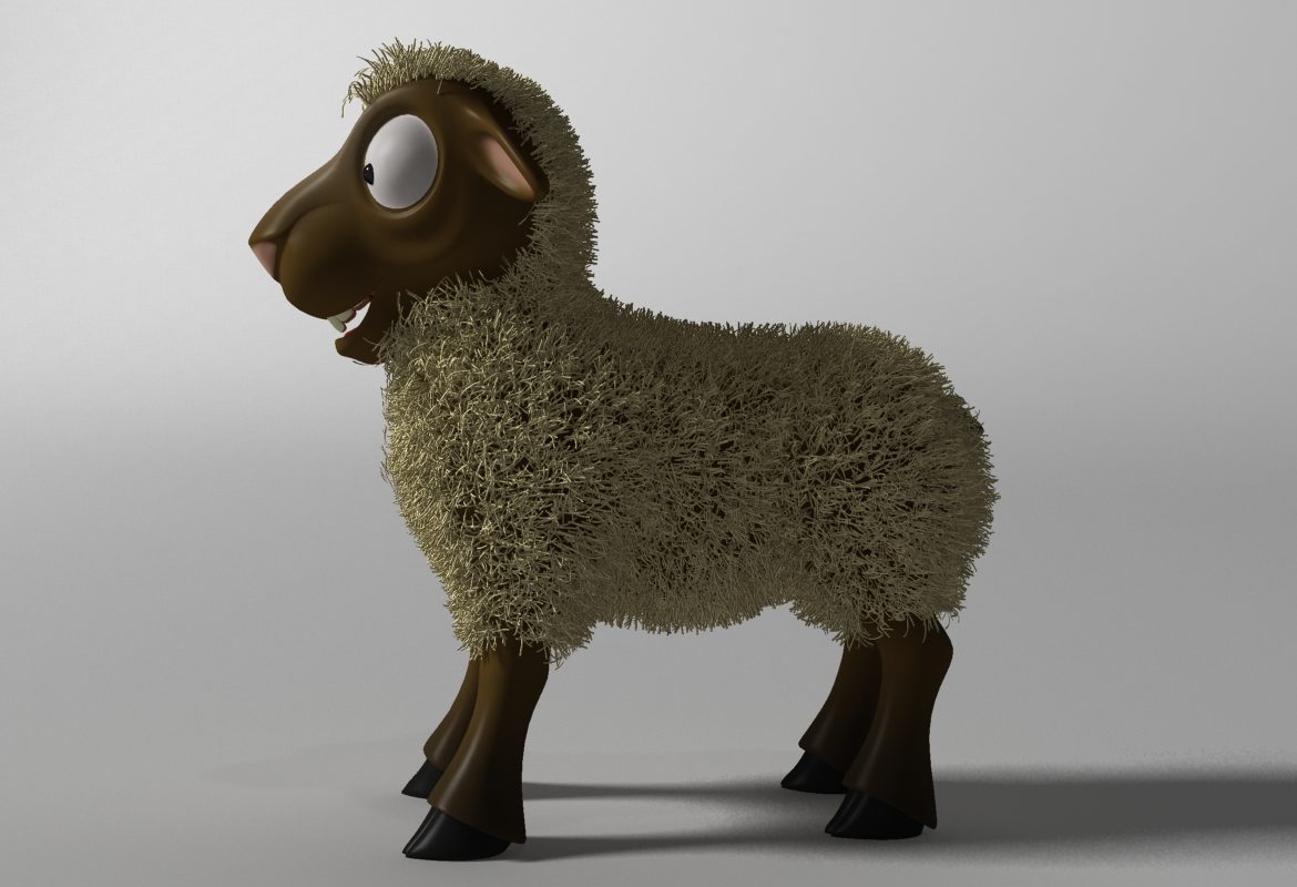 cartoon sheep rigged 3d model 3ds max fbx  obj 277463