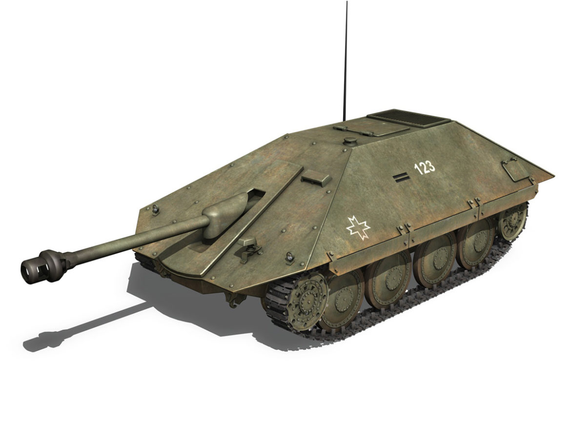 maresal m05 – romanian tank destroyer 3d model 3ds fbx c4d lwo obj 278106