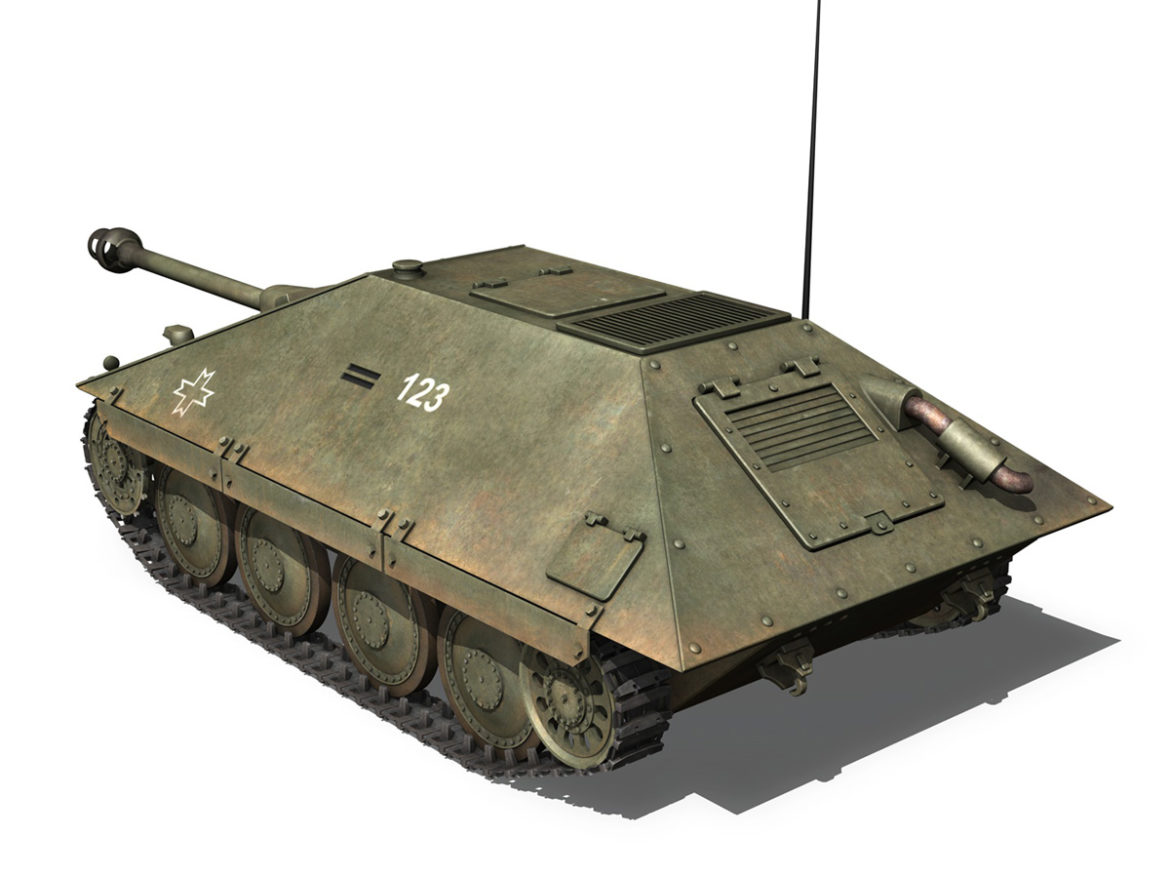maresal m05 – romanian tank destroyer 3d model 3ds fbx c4d lwo obj 278107