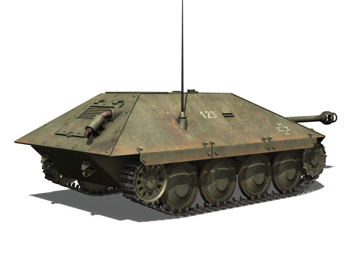 maresal m05 – romanian tank destroyer 3d model 3ds fbx c4d lwo obj 278108
