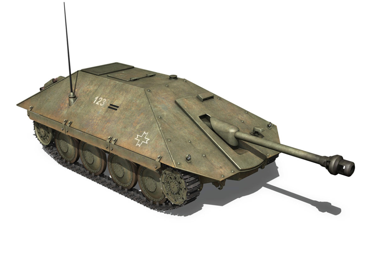 maresal m05 – romanian tank destroyer 3d model 3ds fbx c4d lwo obj 278110