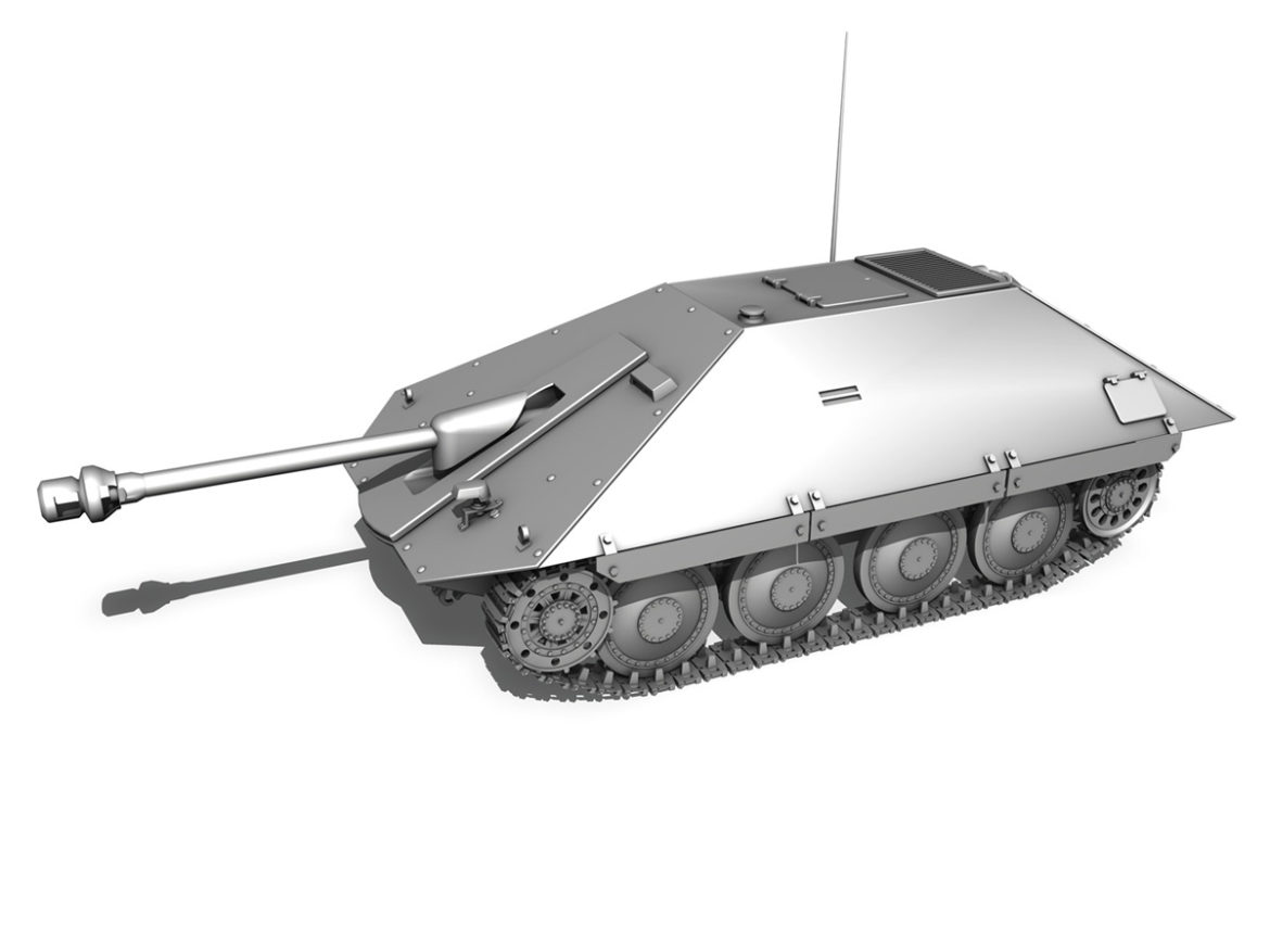 maresal m05 – romanian tank destroyer 3d model 3ds fbx c4d lwo obj 278113