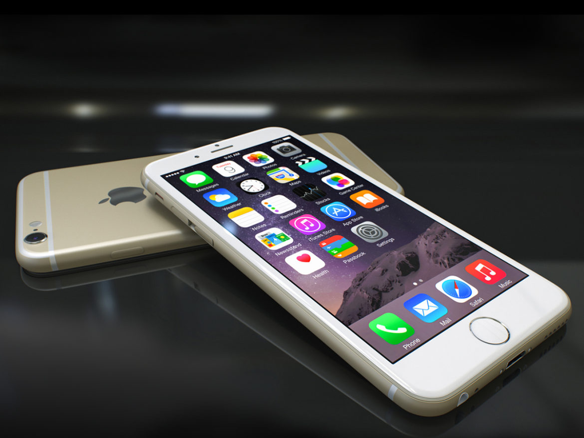 apple iphone 6s 3d model max fbx ma mb texture obj 278465