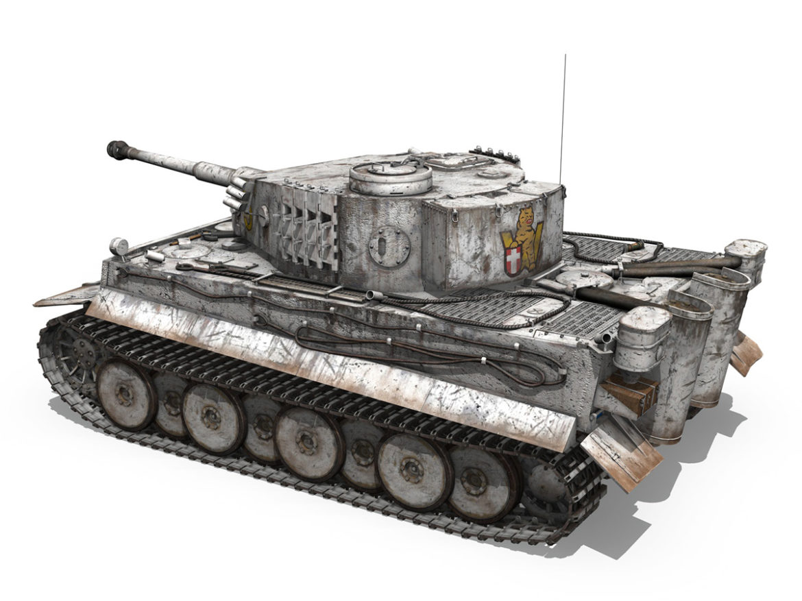 panzer vi – tiger – 5 – early production 3d model 3ds c4d lwo obj 279354