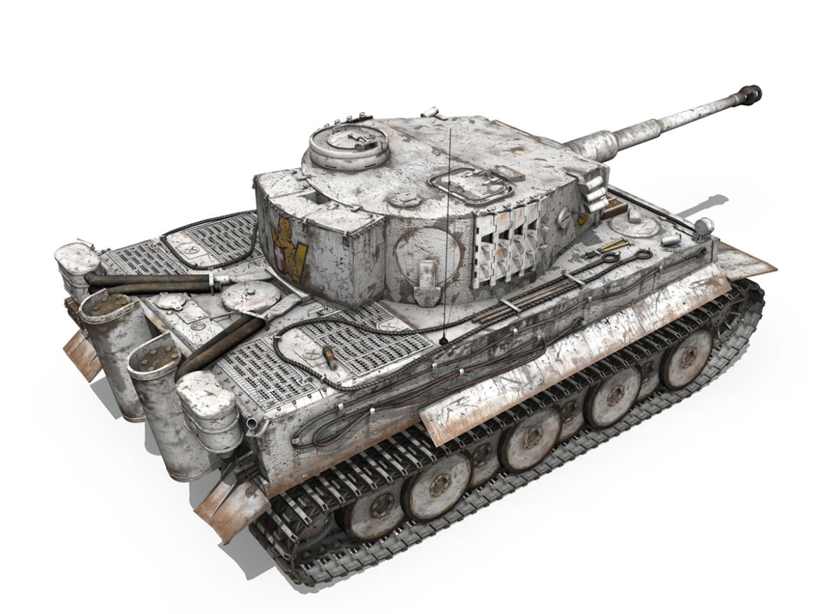 panzer vi – tiger – 5 – early production 3d model 3ds c4d lwo obj 279356