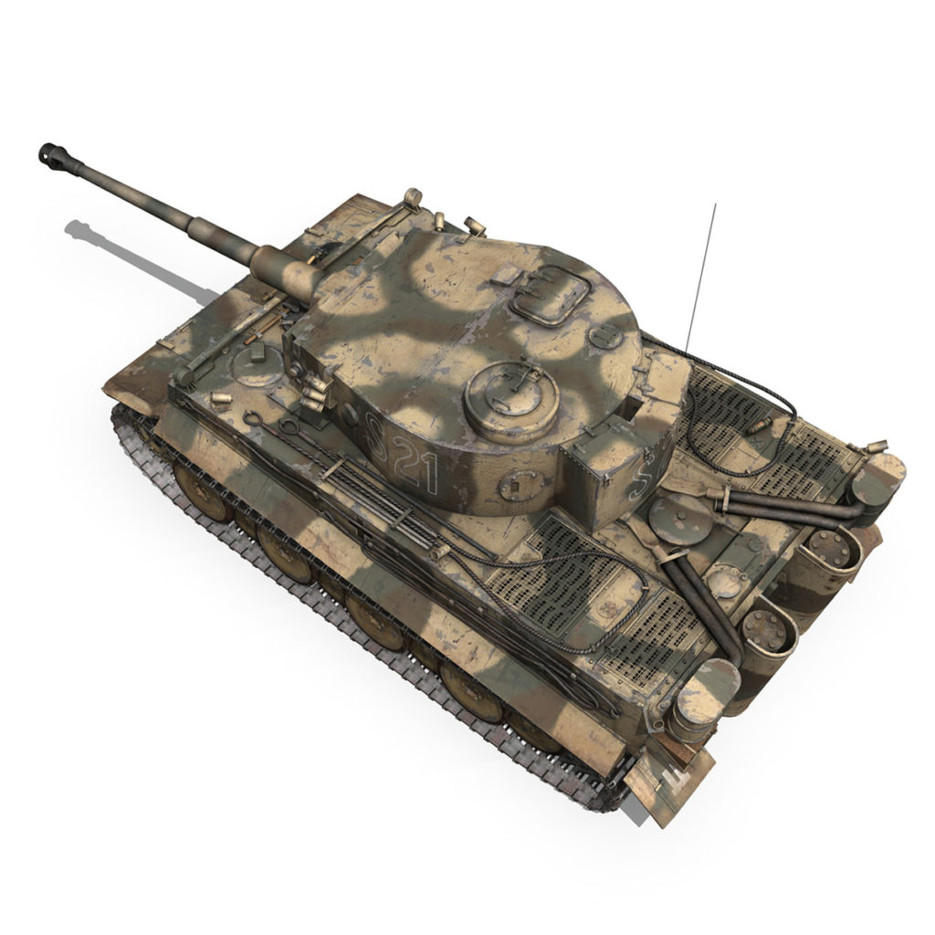 Panzer VI - Tiger - S21 - Early Production 3D Model - FlatPyramid