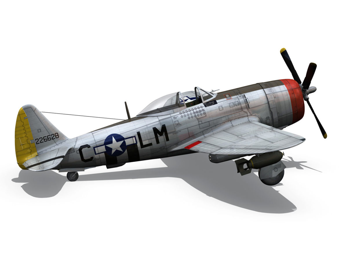 republic p-47d thunderbolt – rozzie geth ii 3d model fbx lwo lw lws obj c4d 279781