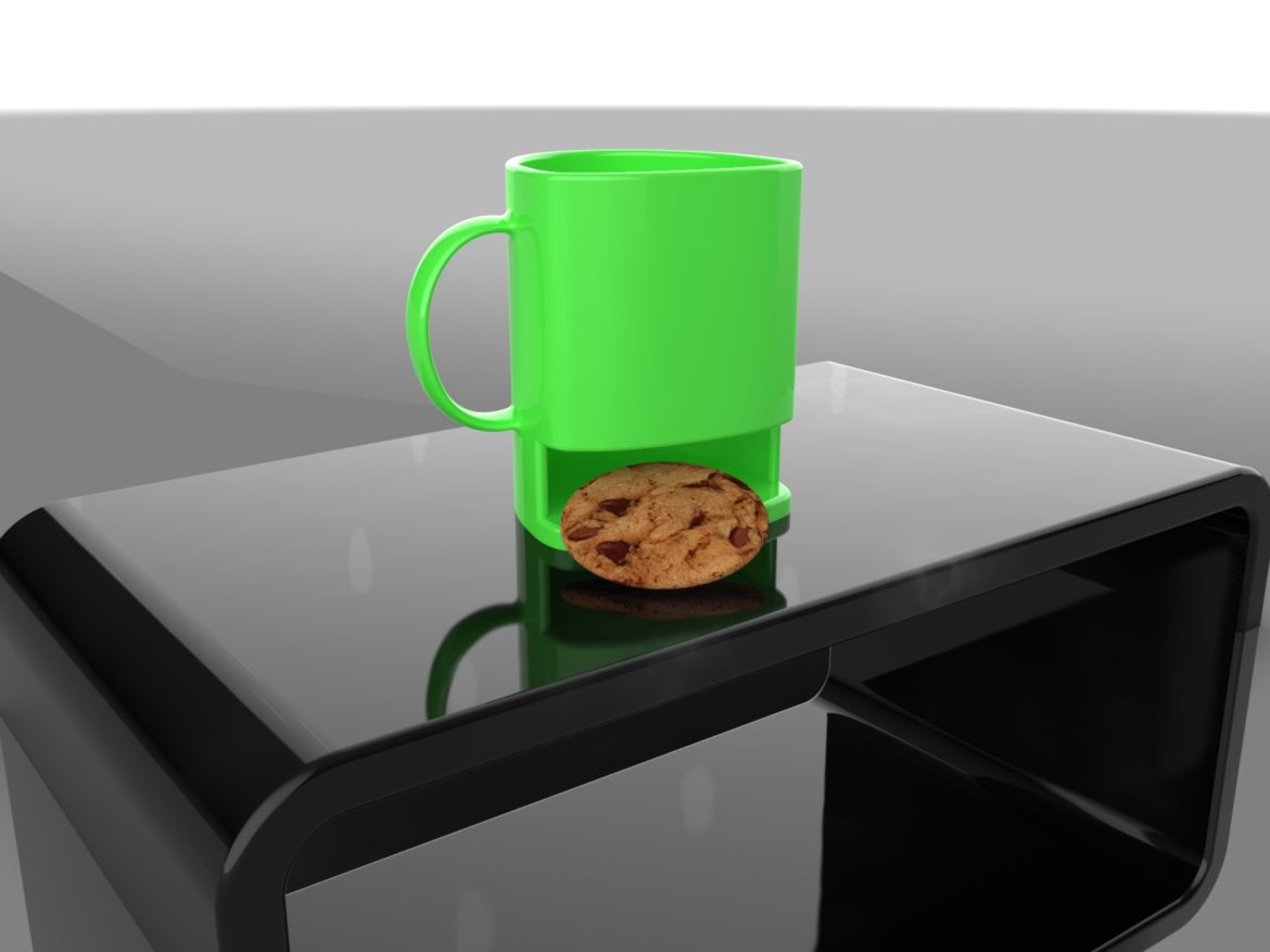 cookie mug 3d model ige igs iges sldprt  obj 282058