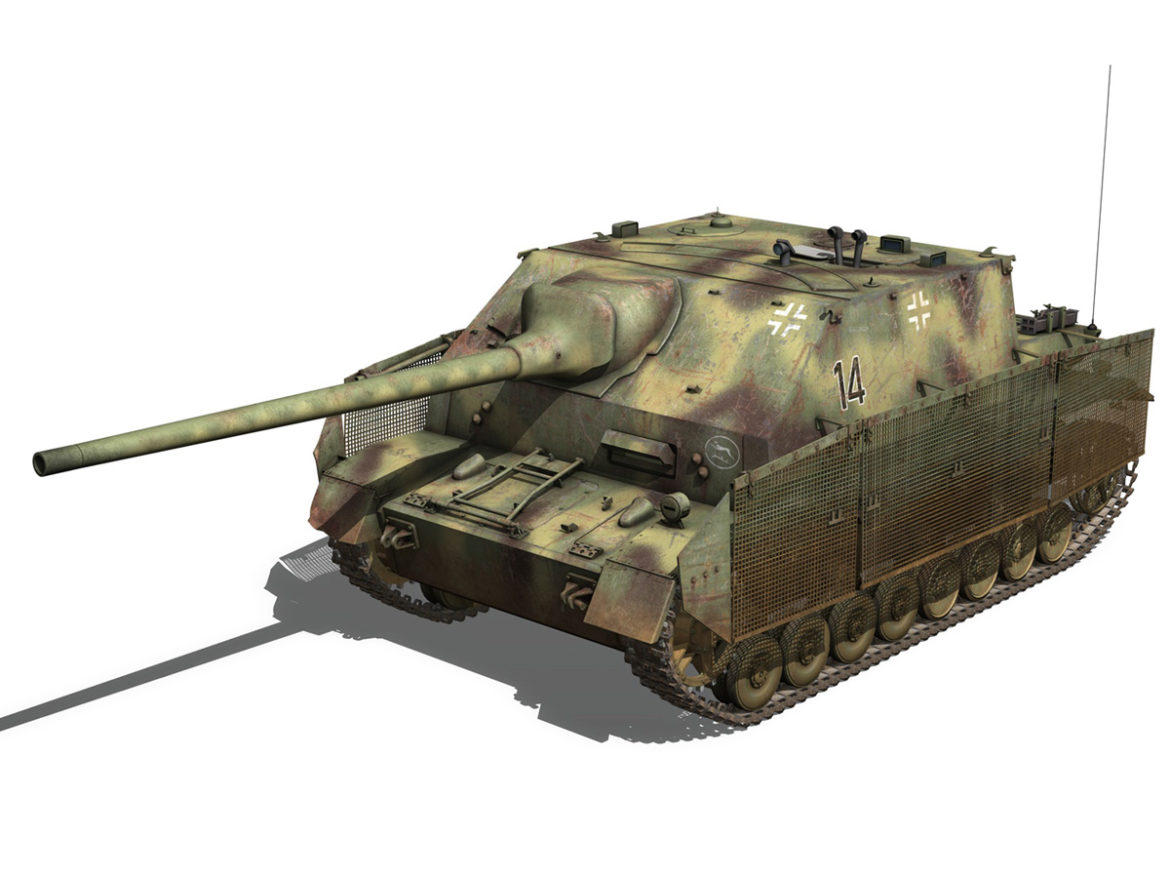 jagdpanzer iv l/70 (a) – 14 3d model 3ds fbx c4d lwo obj 282329