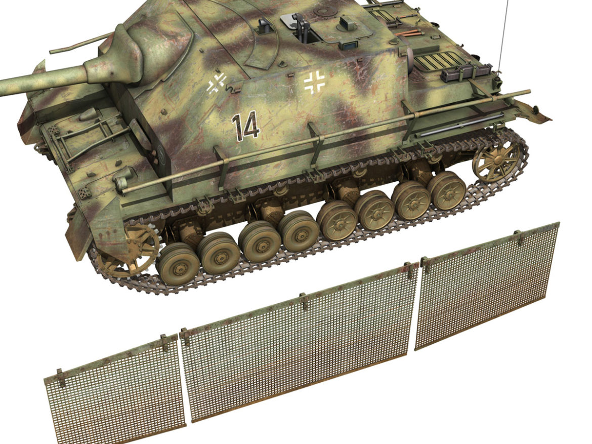 jagdpanzer iv l/70 (a) – 14 3d model 3ds fbx c4d lwo obj 282335
