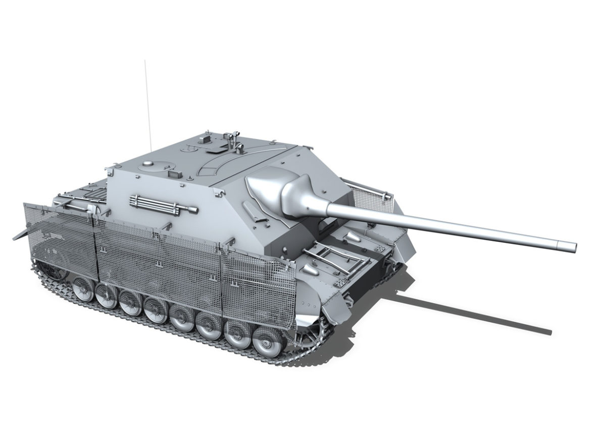 jagdpanzer iv l/70 (a) – 14 3d model 3ds fbx c4d lwo obj 282337