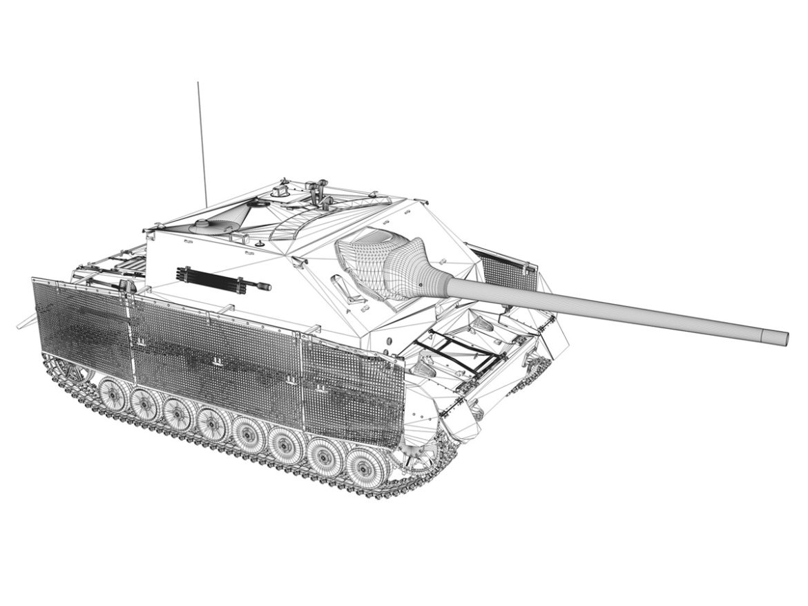 jagdpanzer iv l/70 (a) – 14 3d model 3ds fbx c4d lwo obj 282338