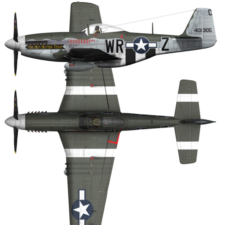 North American P-51D - The Hun Hunter / Texas 3D Model - FlatPyramid