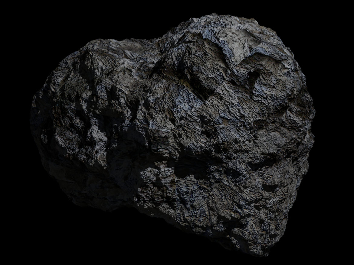 fantasy asteroid collection 3d model blend 3ds dae 283277