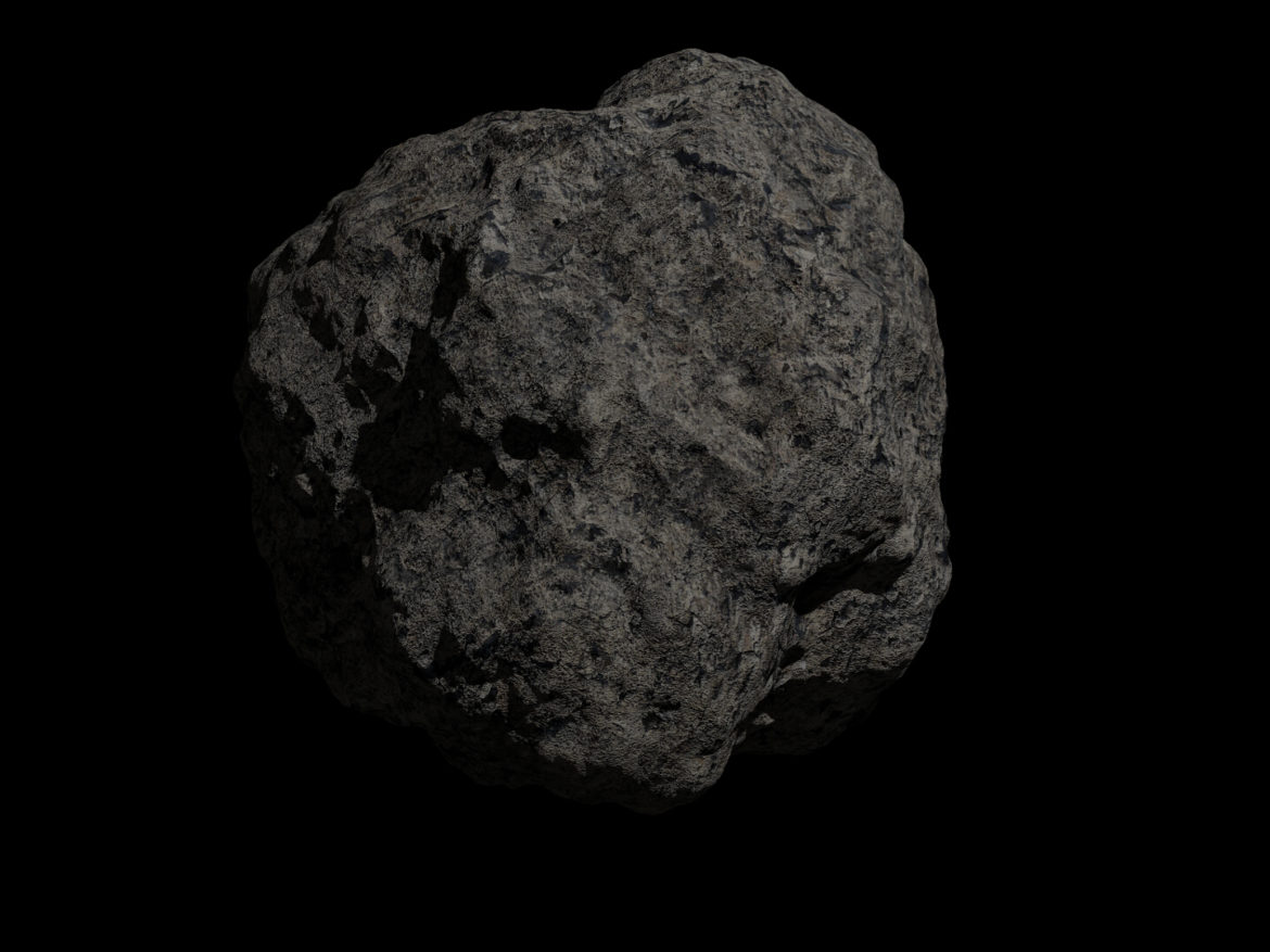fantasy asteroid collection 3d model blend 3ds dae 283303