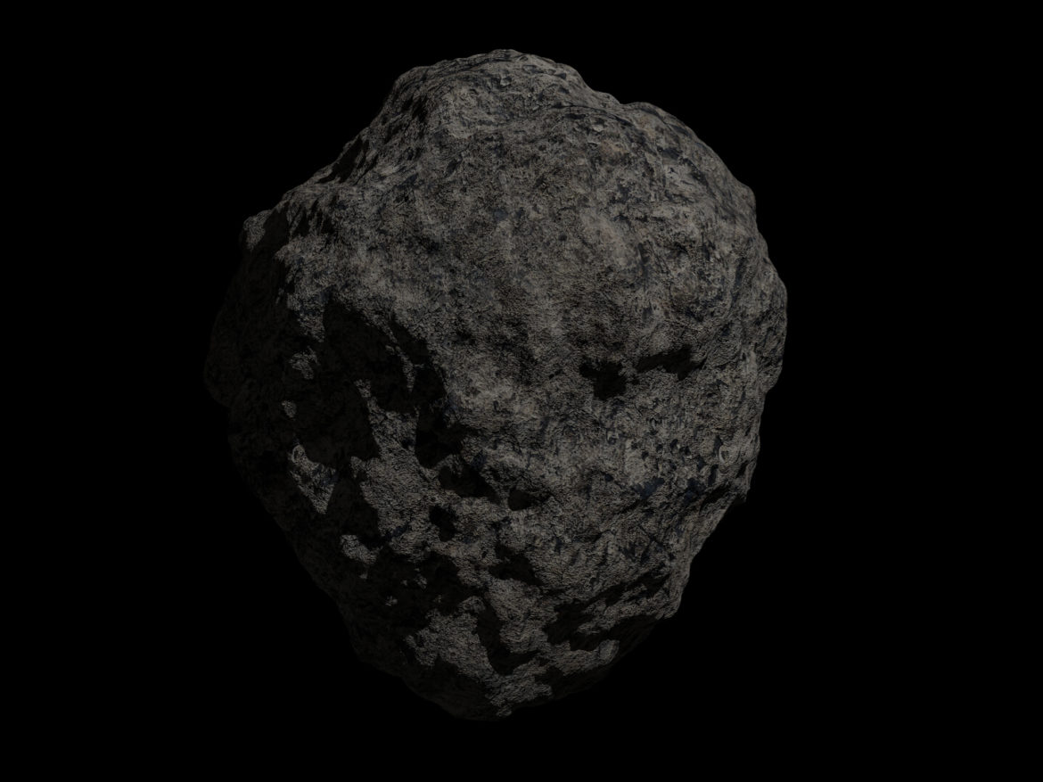 fantasy asteroid collection 3d model blend 3ds dae 283306