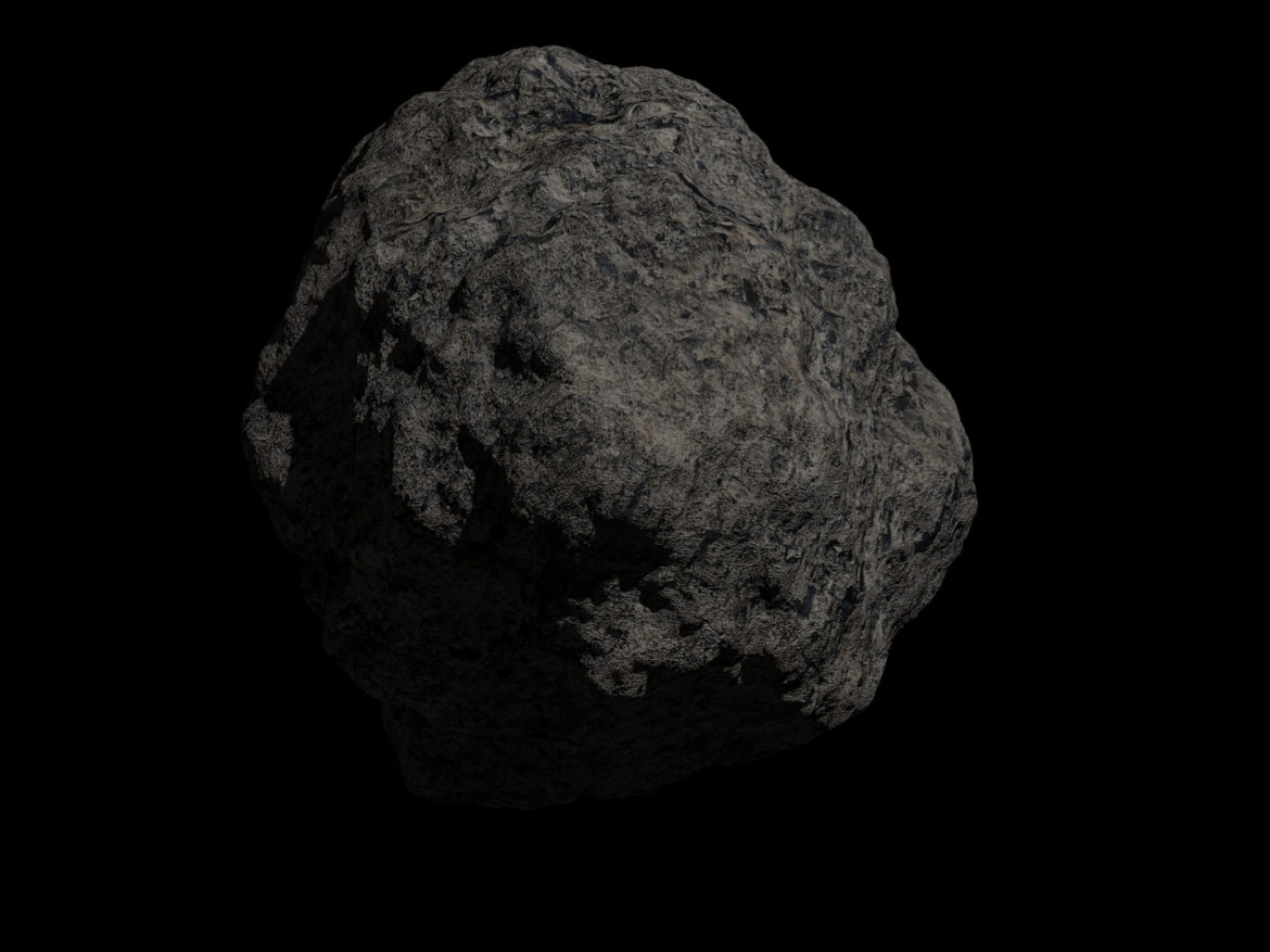 fantasy asteroid collection 3d model blend 3ds dae 283310