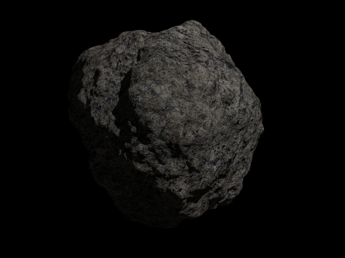 fantasy asteroid collection 3d model blend 3ds dae 283312