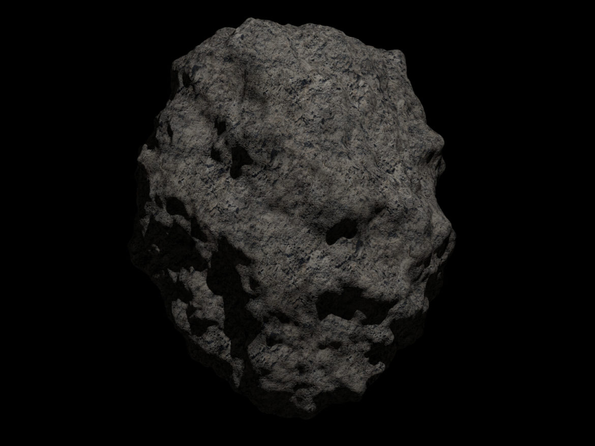 fantasy asteroid collection 3d model blend 3ds dae 283318