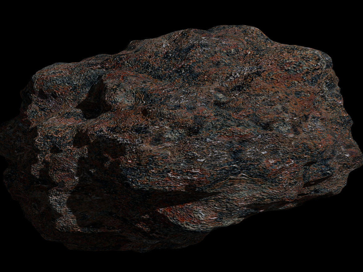 fantasy asteroid collection 3d model blend 3ds dae 283326