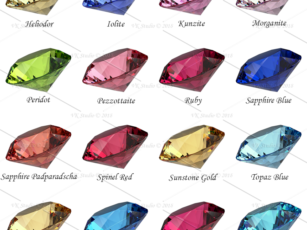 gemstone materials starter for v-ray and 3ds max 3d model max  283382