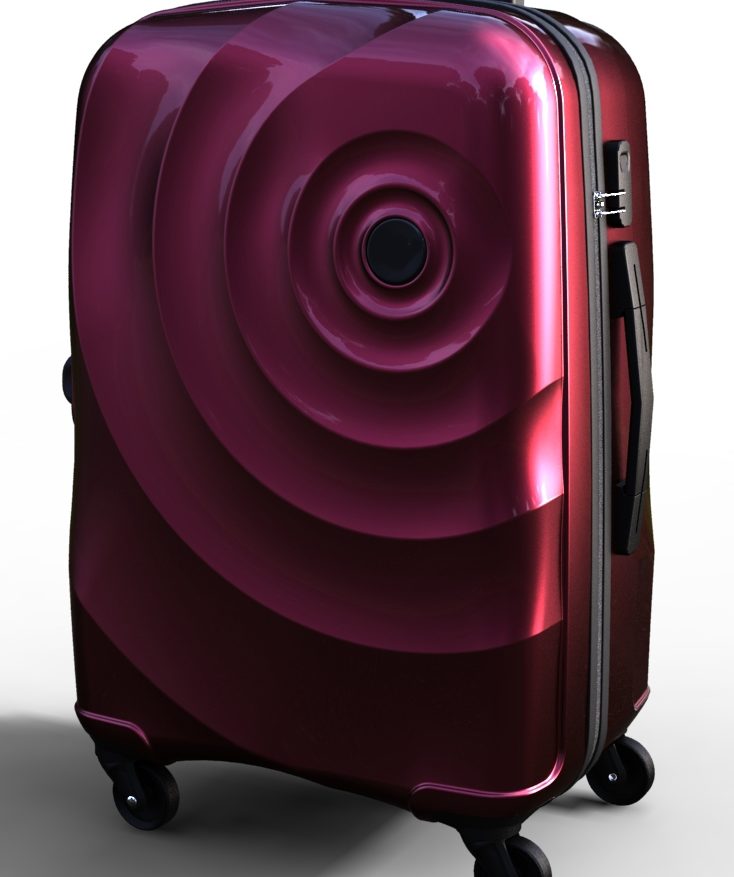 trolley suitcase bag 3d model max  fbx ma mb texture obj 285277